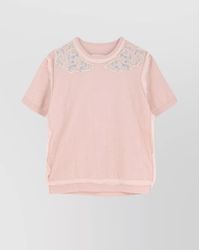 Maison Margiela - Virgin Wool Ribbed Short-Sleeve Sweater - Lyst
