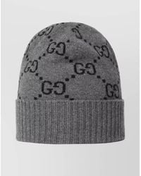 Gucci - Cashmere Ribbed Logo Beanie - Lyst