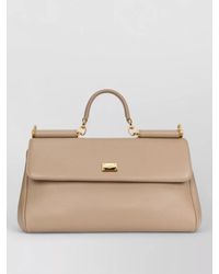 Dolce & Gabbana - My Sicily Calfskin Shoulder Bag - Lyst
