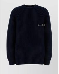 Prada - Ribbed-Knit Cashmere Wool Sweater - Lyst