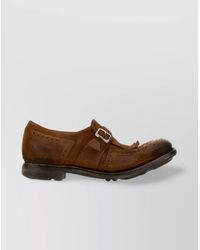 Church's - Suede Monk Strap Brogues - Lyst