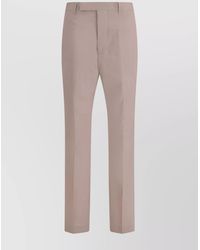 Rick Owens - Modern Wool Cigarette Pants With Belt Loops - Lyst