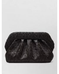 THEMOIRÈ - Rectangular Clutch Bag Ruched Textured Design - Lyst