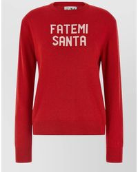MC2 Saint Barth - Royal Crown Knit Crew Neck Sweater - Lyst
