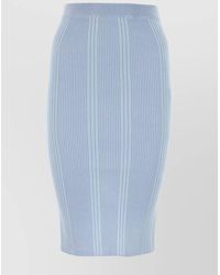 Bottega Veneta - Cotton Pencil Skirt - Lyst