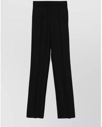Max Mara - Wool Trousers With Side Stripe Detailing - Lyst