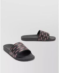 BOSS - Rubber Logo-Print Slides - Lyst