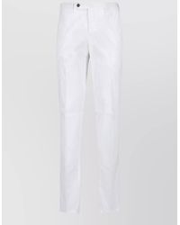 PT Torino - Straight Leg Trousers Belt Loops Pockets - Lyst