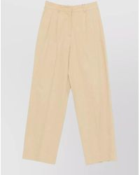 DUNST - Wide Leg Chino Trousers Belt Loops - Lyst