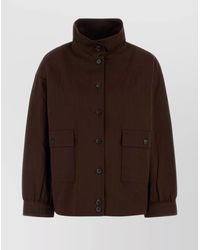 Prada - Cotton Gabardine Jacket - Lyst