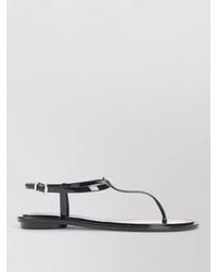 Mach & Mach - Double Bow Rubber Thong Sandals Ankle Strap - Lyst