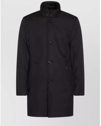 Moorer - Coats Featuring High Collar And Side Pockets - Lyst