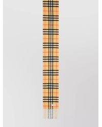 Burberry - 'Check' Cashmere Scarf - Lyst