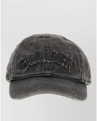 Golden Goose - Denim Baseball Cap Curved Brim Design - Lyst