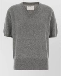 Extreme Cashmere - Stretch Cashmere Blend V Neck Sweater - Lyst