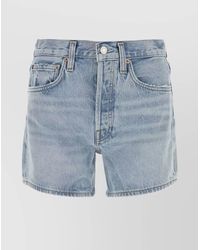 Agolde - Denim Shorts Belt Loops - Lyst