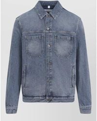 Off-White c/o Virgil Abloh - Hal Arrow Skate Denim Jacket Back Print - Lyst