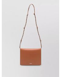 Jil Sander - Leather Crossbody Bag - Lyst