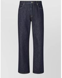 Fendi - Denim High-Rise Straight-Leg Jeans - Lyst