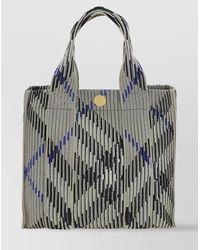Burberry - Check Mini Nylon Shoulder Bag - Lyst