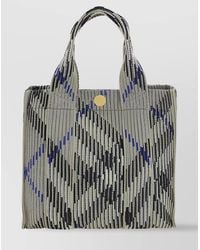 Burberry - Check Mini Nylon Shoulder Bag - Lyst