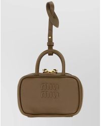 Miu Miu - Leather Beau Keyring - Lyst