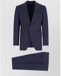 Tom Ford - Tailored Suit With Notched Lapel And Pockets - Lyst