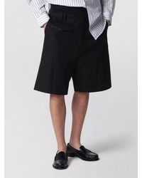 NAMACHEKO - Tailored Shorts Featuring Belt Loops Pockets - Lyst