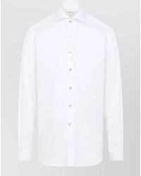 Kiton - Cotton Long-Sleeve Shirt - Lyst
