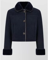 LA ROSE - Shearling Jacket - Lyst