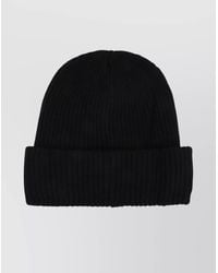 Pinko - Cashmere Blend Ribbed Beanie - Lyst