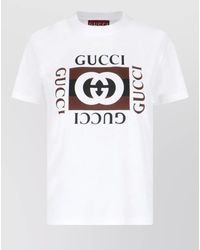 Gucci - Cotton Short Sleeve T-Shirt - Lyst
