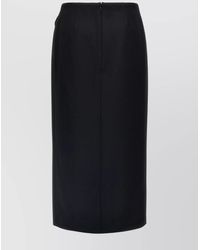 Chloé - Skirt With Back Slit And Front Pockets - Lyst