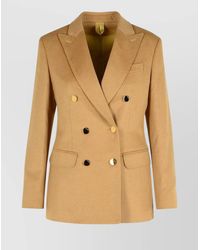 Max Mara - 'Double-Breasted Blazer Featuring Button Detailing' - Lyst