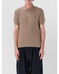 Lacoste - Polo Collar Knit Cotton Short Sleeve Sweater - Lyst