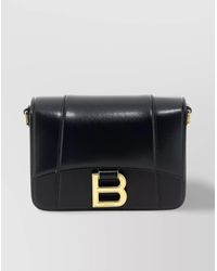 Balenciaga - Hourglass Small Leather Crossbody Bag - Lyst