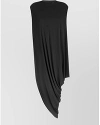 Tom Ford - Asymmetric Hem Draped Sleeveless Cap Top - Lyst
