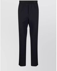 MSGM - Virgin Wool Slim-Fit Trousers - Lyst