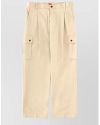 HUGO - Craysen Straight-Leg Cargo Trousers - Lyst