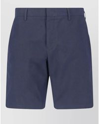 Paul Smith - Tailored Shorts Belt Loops And Pockets - Lyst