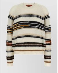 Missoni - Striped Crewneck Jumper - Lyst