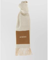 Jacquemus - Virgin Wool Fringed Scarf - Lyst