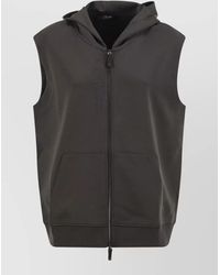 Max Mara - Hooded Zip Sweatshirt Vest - Lyst