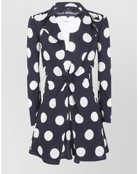 Junya Watanabe - Long Tailored Blazer Jacket Polka Dots Lapel - Lyst