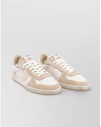 Philippe Model - Low Top Leather And Suede Sneakers - Lyst