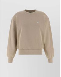 Carhartt - Sweatshirt With Ribbed Cuffs And Hem - Lyst
