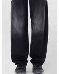 DIESEL - Denim Low-Rise Wide-Leg Jeans - Lyst