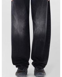 DIESEL - Denim Low-Rise Wide-Leg Jeans - Lyst