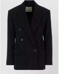 Isabel Marant - Wool Khera Blazer Tailored Button Cuffs - Lyst