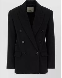 Isabel Marant - Wool Single Breasted Blazer - Lyst